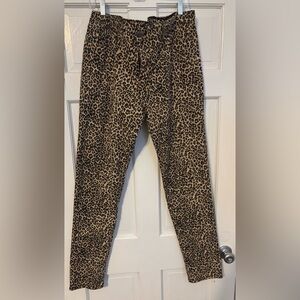 Run & Fly Natural Leopard Stretch Skinny Jeans